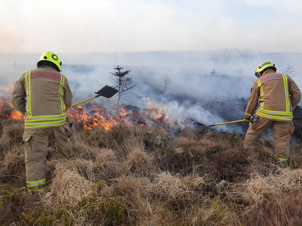 Warning of a heightened risk of grass fires during hot and dry weather
