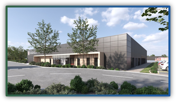 Hwb Awen Training and Development Centre artist impression